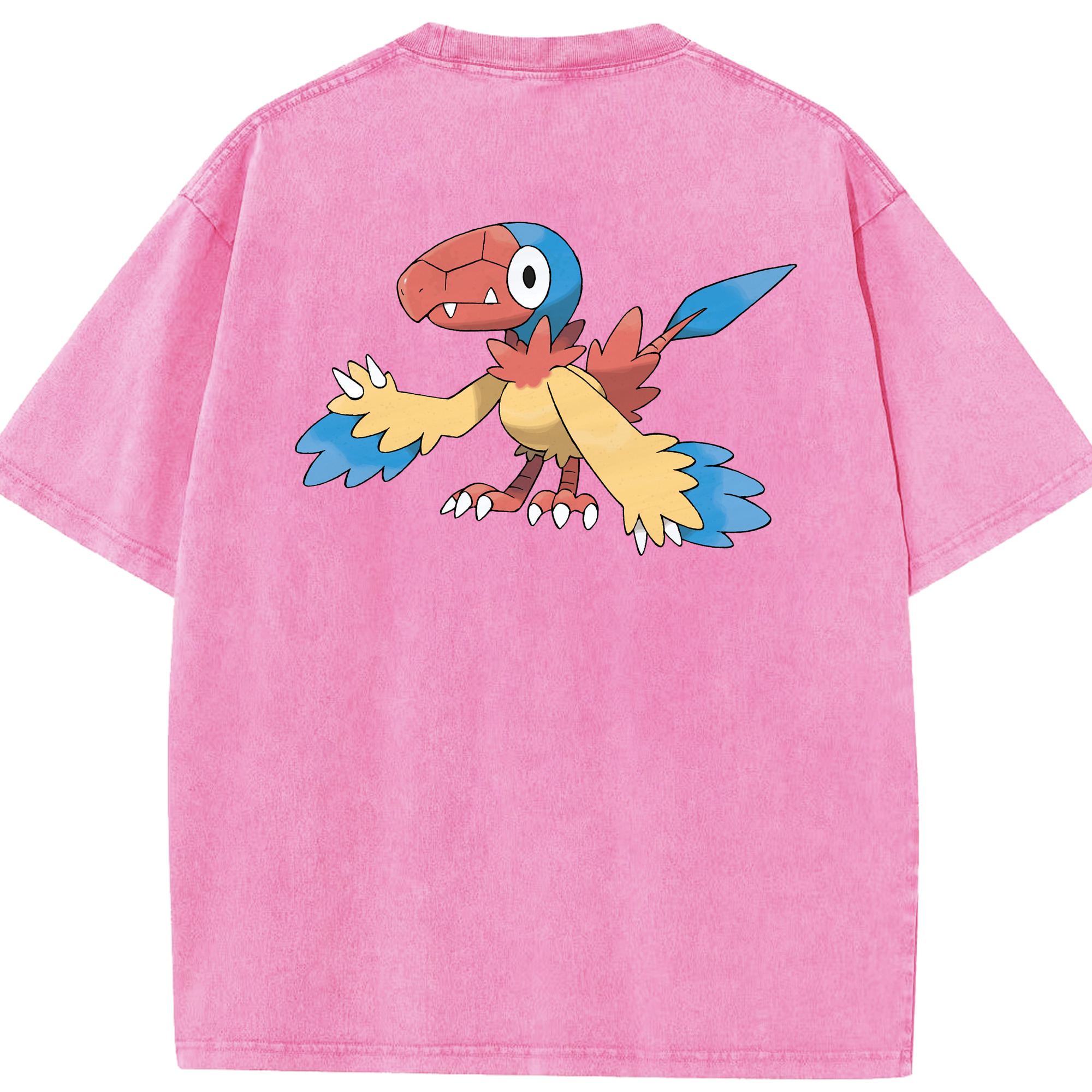 （画像用） ポケットモンスター Pokémon 綿100% ヴィンテージ風 半袖Tシャツ（背面プリント）